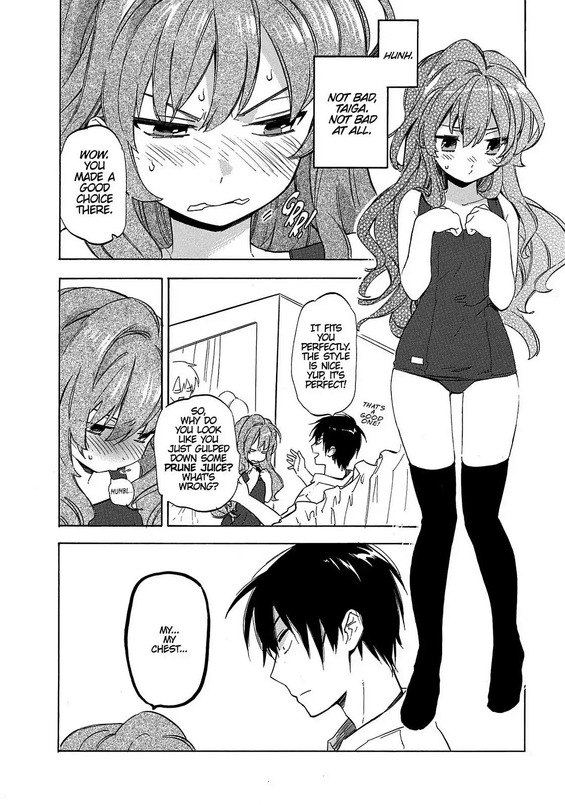 Toradora! Chapter 25 page 20 - Chapter 25: Hey, Did You Know the Most Popular Lining Color for School Swimsuits Isn't White but Beige?