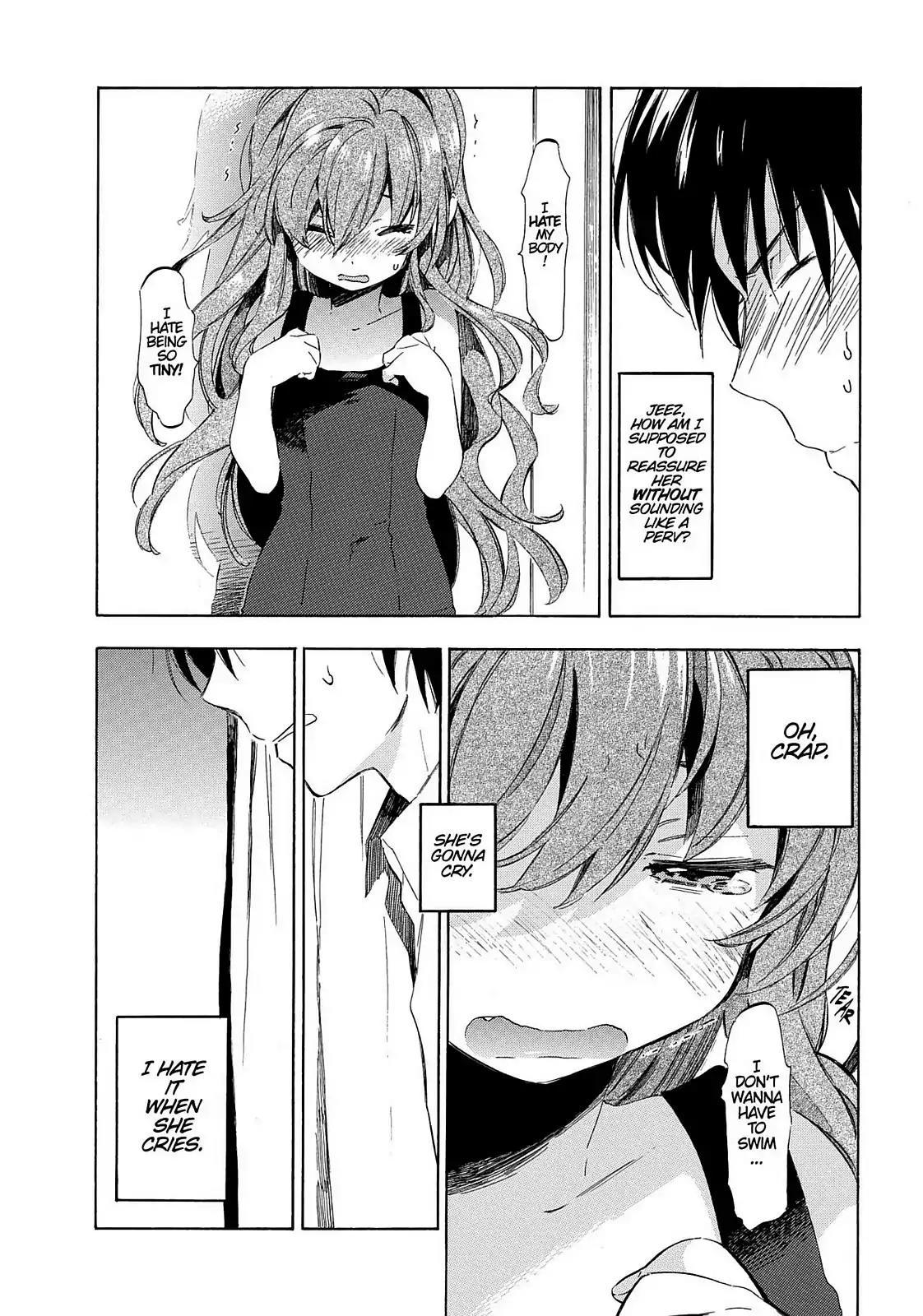 Toradora! Chapter 25 page 22 - Chapter 25: Hey, Did You Know the Most Popular Lining Color for School Swimsuits Isn't White but Beige?