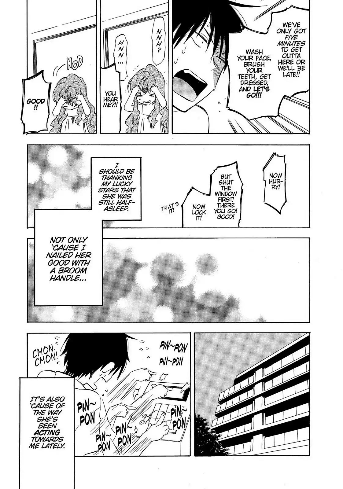 Toradora! Chapter 25 page 9 - Chapter 25: Hey, Did You Know the Most Popular Lining Color for School Swimsuits Isn't White but Beige?