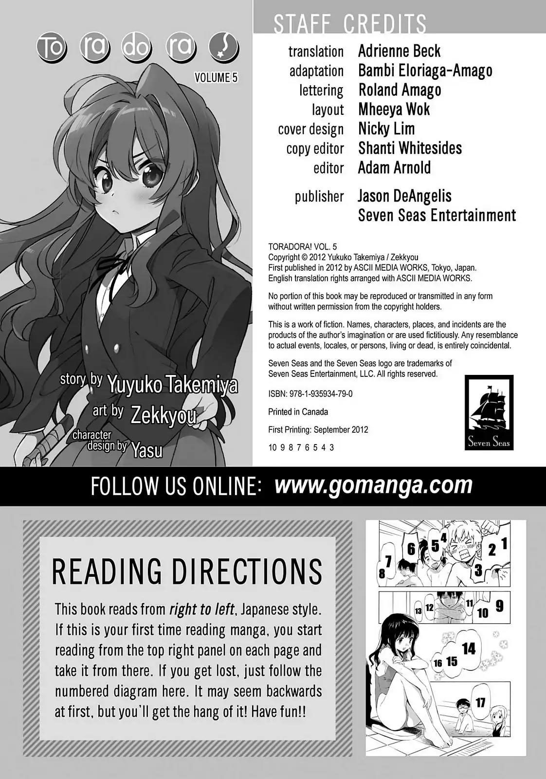 Toradora! Chapter 35 page 4 - Chapter 35: Exquisite Curry