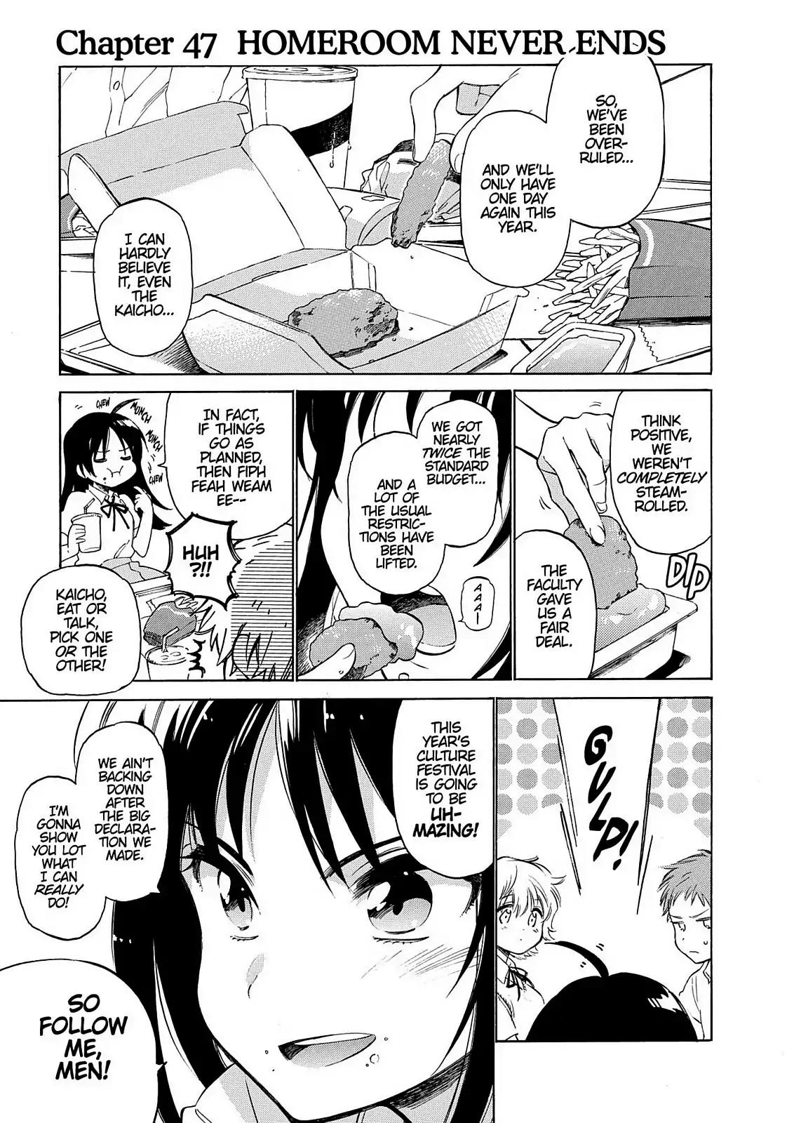 Toradora! Chapter 47 page 5 - Chapter 47: Homeroom Never Ends