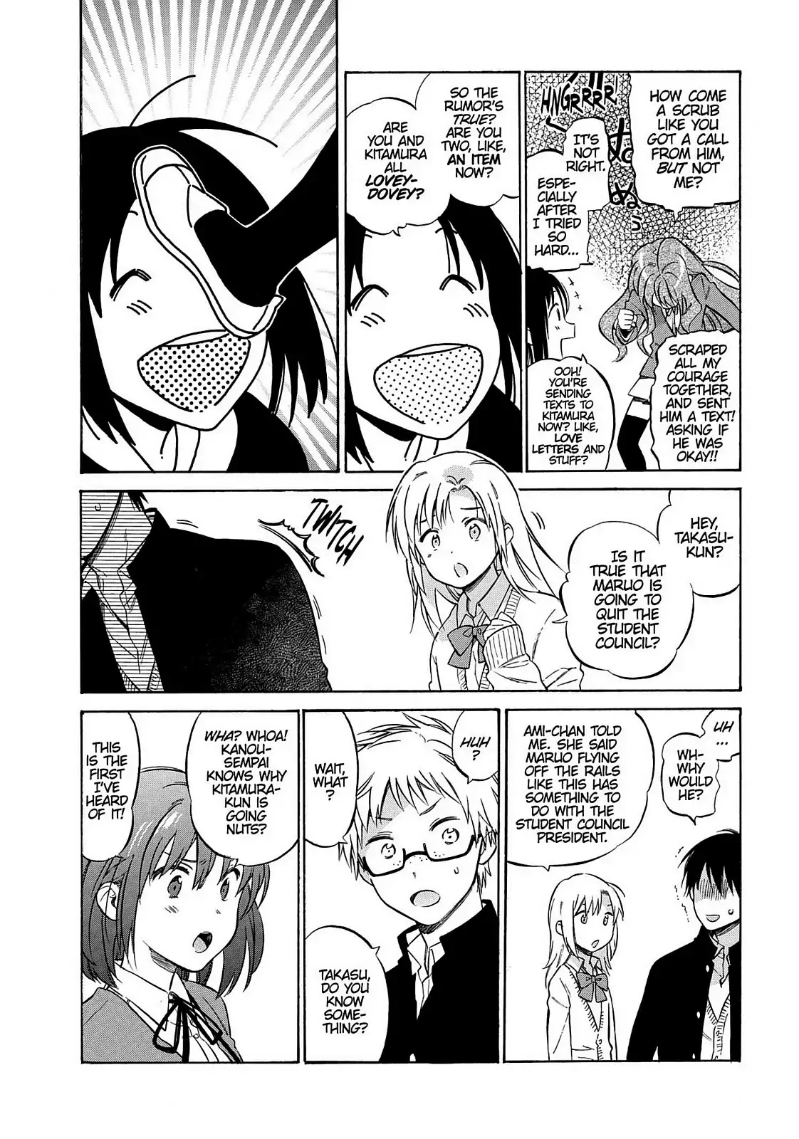 Toradora! Chapter 61 page 8 - Chapter 61: I Want To Know