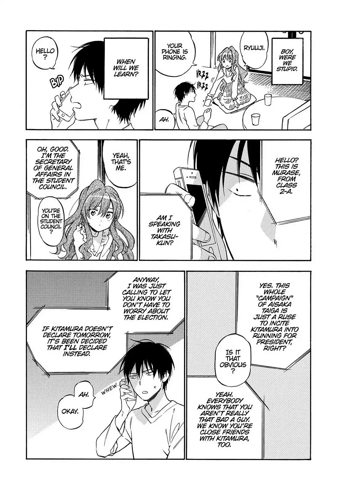 Toradora! Chapter 64 page 9 - Chapter 64: Not Stupid