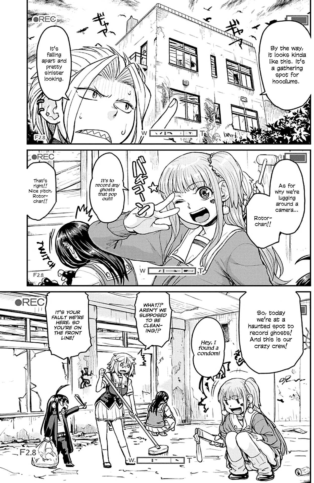 Torako, Anmari Kowashicha Dame da yo Chapter 12 page 3 - Chapter 12: Unspeakable Things Lurk in these Old Walls
