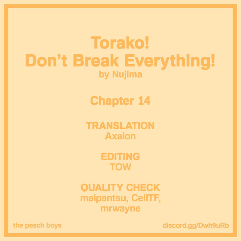 Torako, Anmari Kowashicha Dame da yo Chapter 14 page 13 - Chapter 14: The Pet Raising Club's Test Scores And Perseverance