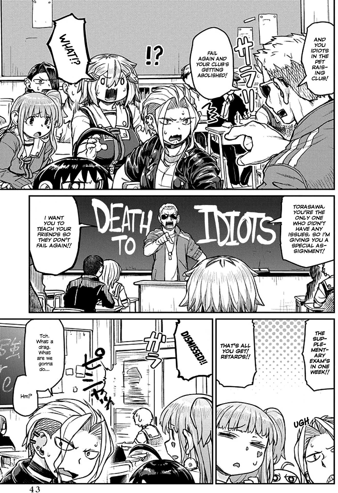 Torako, Anmari Kowashicha Dame da yo Chapter 14 page 3 - Chapter 14: The Pet Raising Club's Test Scores And Perseverance