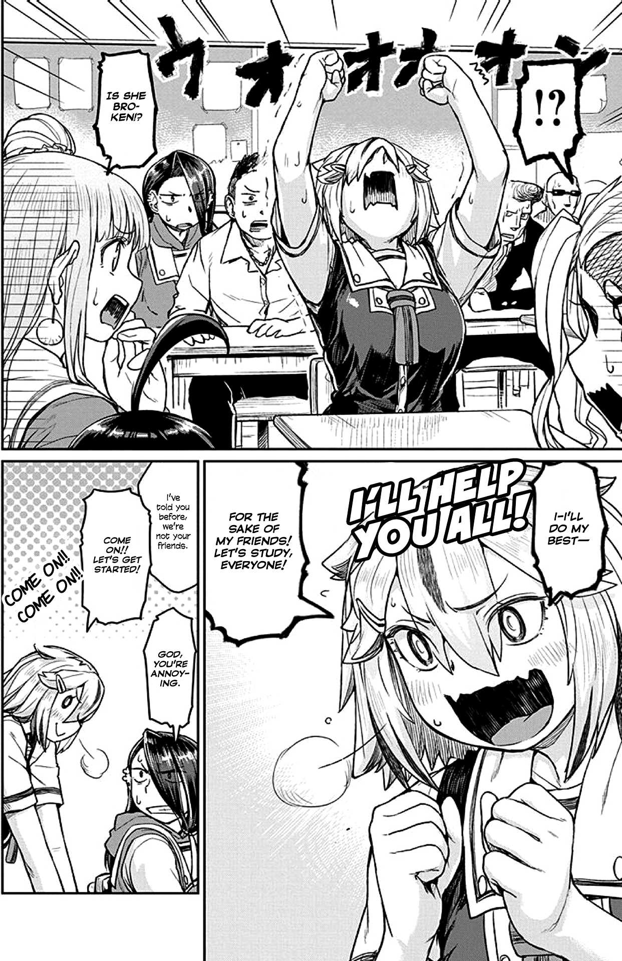 Torako, Anmari Kowashicha Dame da yo Chapter 14 page 4 - Chapter 14: The Pet Raising Club's Test Scores And Perseverance
