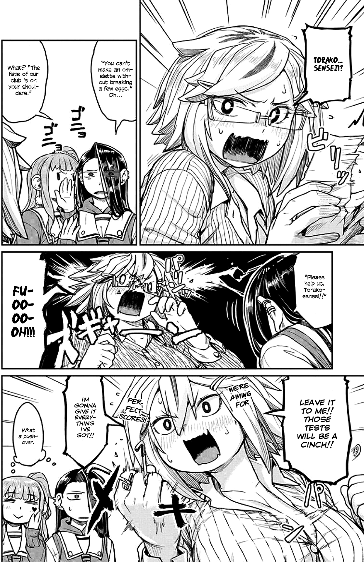 Torako, Anmari Kowashicha Dame da yo Chapter 14 page 8 - Chapter 14: The Pet Raising Club's Test Scores And Perseverance