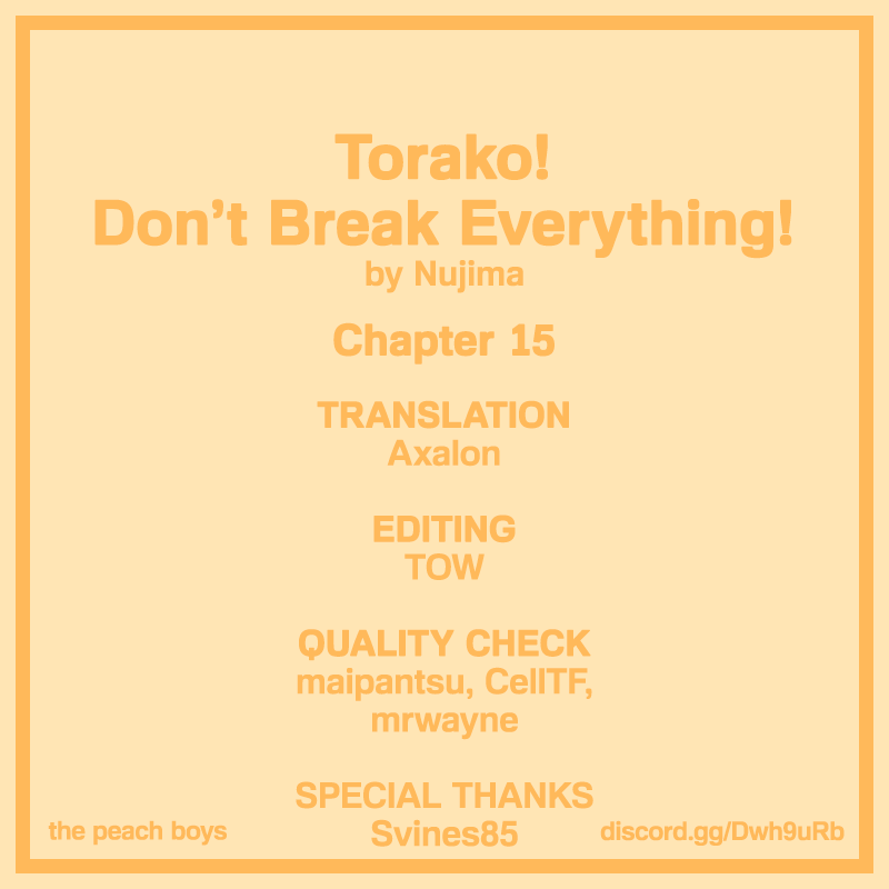 Torako, Anmari Kowashicha Dame da yo Chapter 15 page 13 - Chapter 15: The Pipe, The Fence, And The Prefab