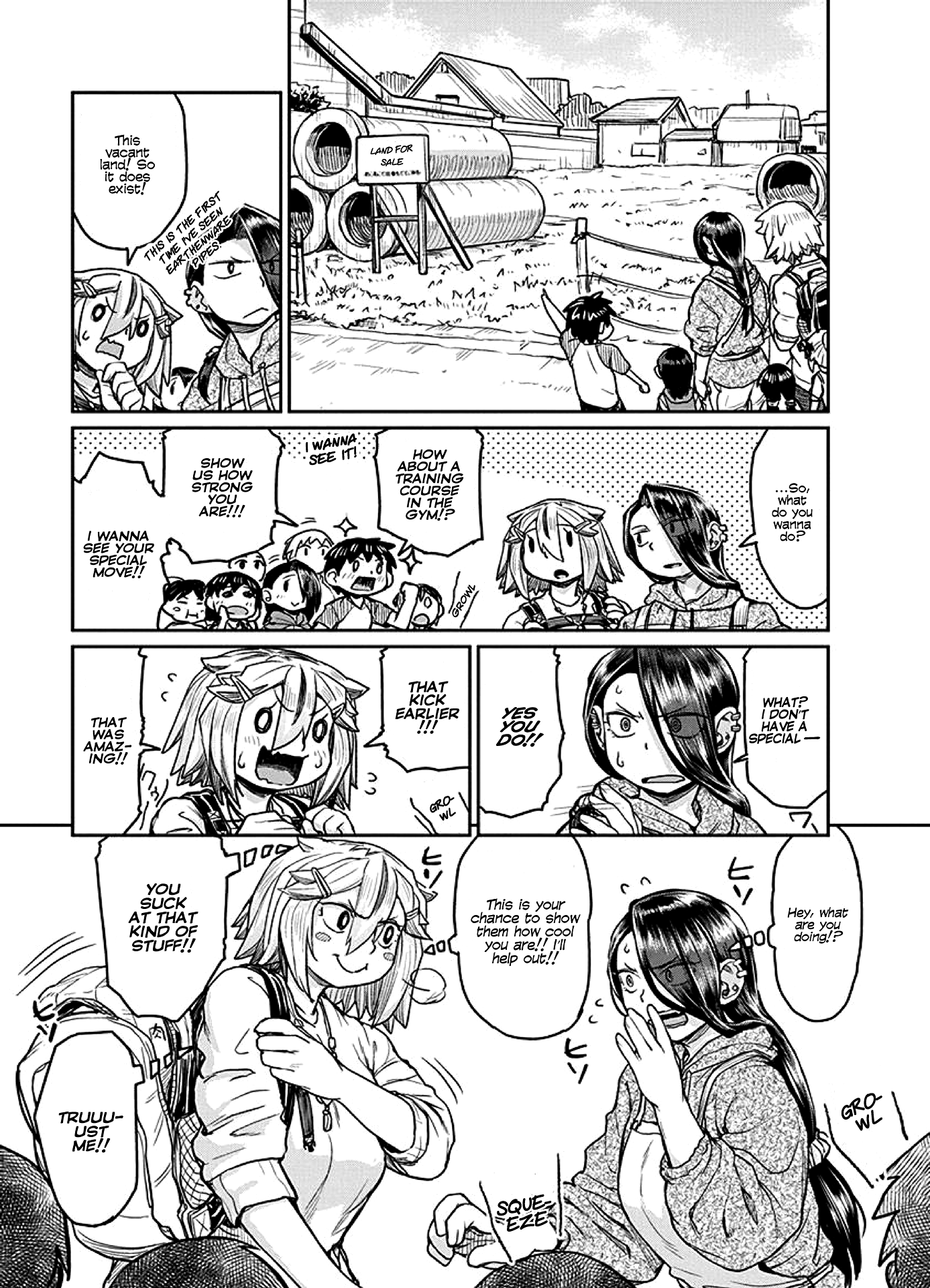 Torako, Anmari Kowashicha Dame da yo Chapter 15 page 9 - Chapter 15: The Pipe, The Fence, And The Prefab