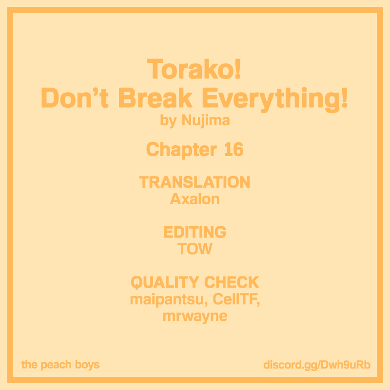 Torako, Anmari Kowashicha Dame da yo Chapter 16 page 13 - Chapter 16: Sanity And Uniforms
