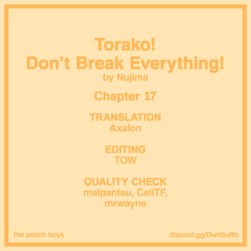 Torako, Anmari Kowashicha Dame da yo Chapter 17 page 13 - Chapter 17: Buildings And Self-Restraint