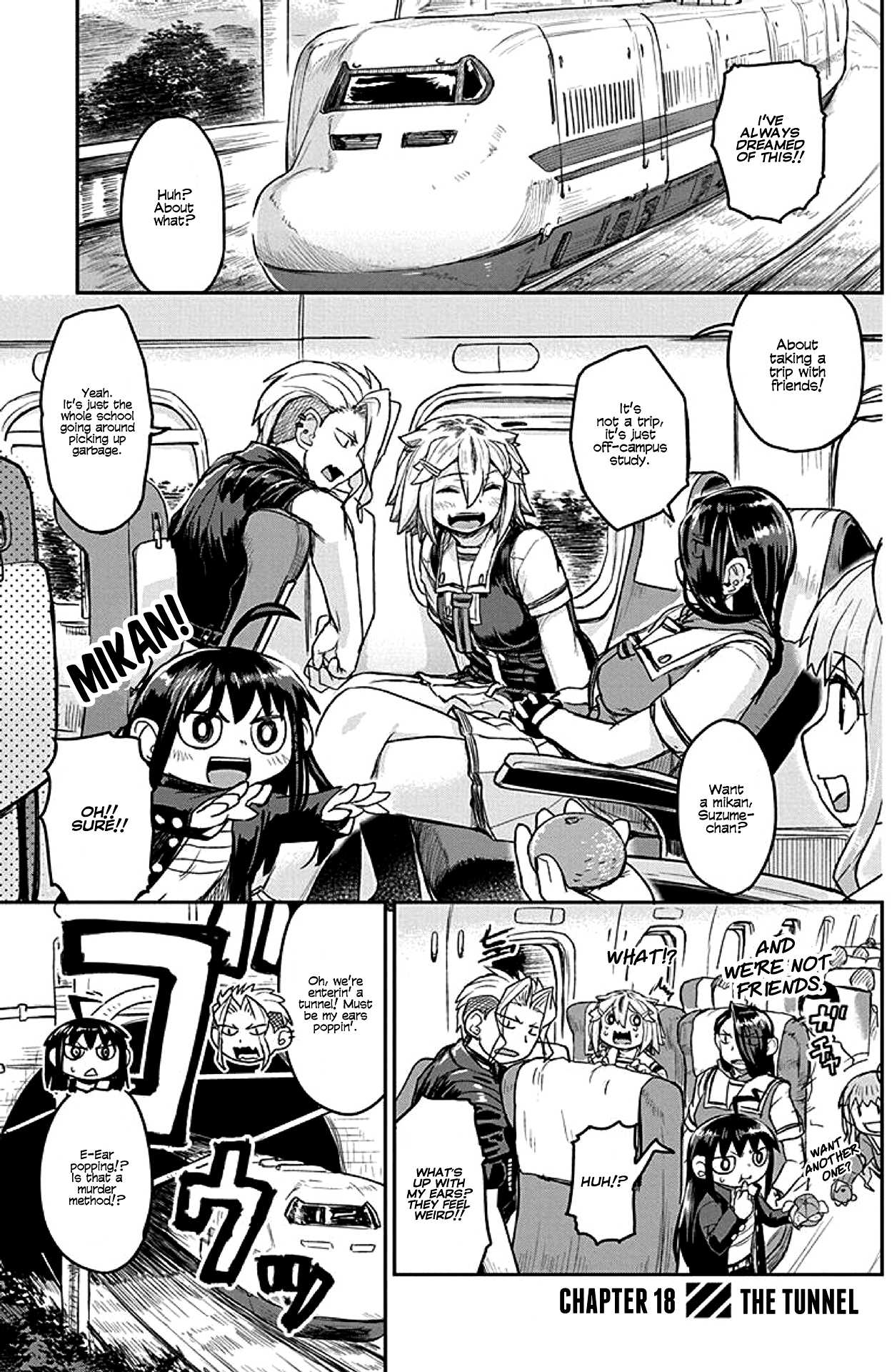 Torako, Anmari Kowashicha Dame da yo Chapter 18 page 1 - Chapter 18: The Tunnel