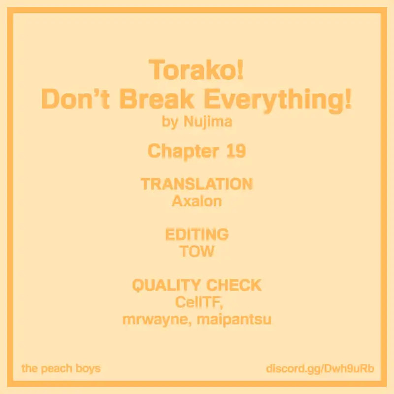 Torako, Anmari Kowashicha Dame da yo Chapter 19 page 14 - Chapter 19: A Place To Belong