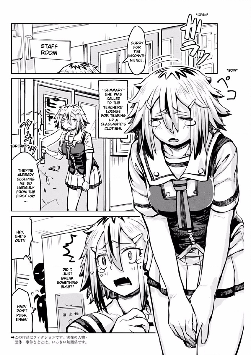 Torako, Anmari Kowashicha Dame da yo Chapter 2 page 2 - Chapter 2: Bullet's Bone