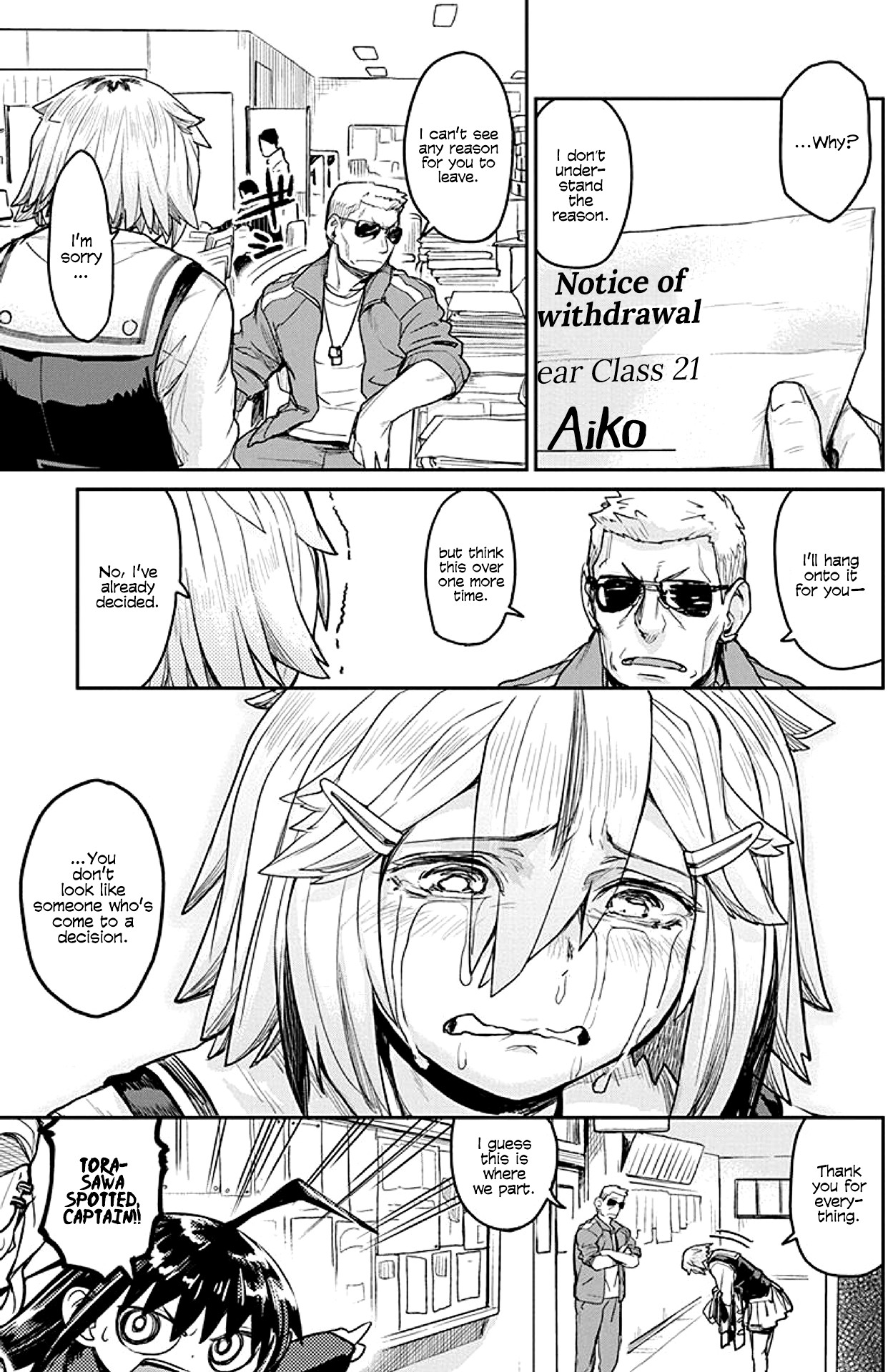 Torako, Anmari Kowashicha Dame da yo Chapter 20 page 7 - Chapter 20: Tears