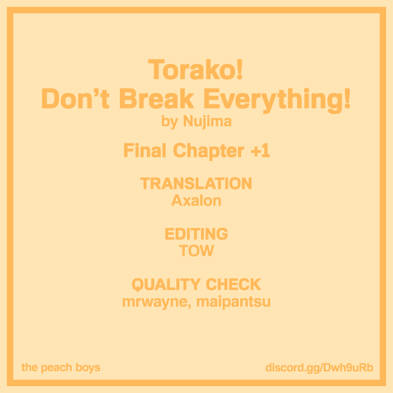 Torako, Anmari Kowashicha Dame da yo Chapter 21 page 14 - Chapter 21: Distance And Preconceptions [END]