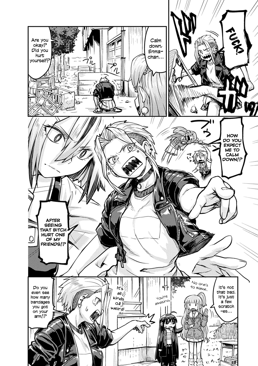 Torako, Anmari Kowashicha Dame da yo Chapter 3 page 2 - Chapter 3: Enma's Trap and A Steel Drum