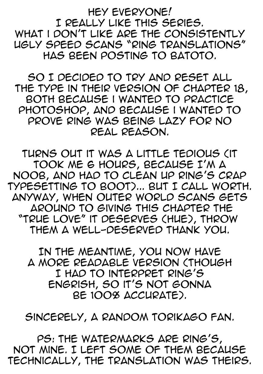 Torikago no Tsugai Chapter 18 page 35 - Chapter 18: Bringing love to the masses