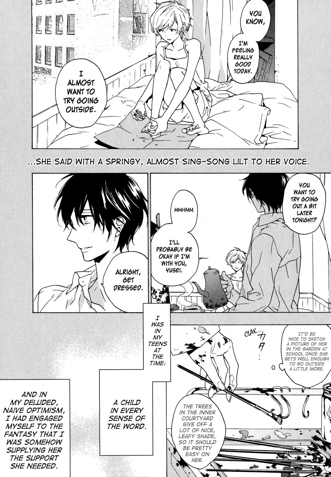 Torikagosou no Kyou mo Nemutai Juunintachi Chapter 7 page 4 - Chapter 7: The Wingless Bird Within the Cage
