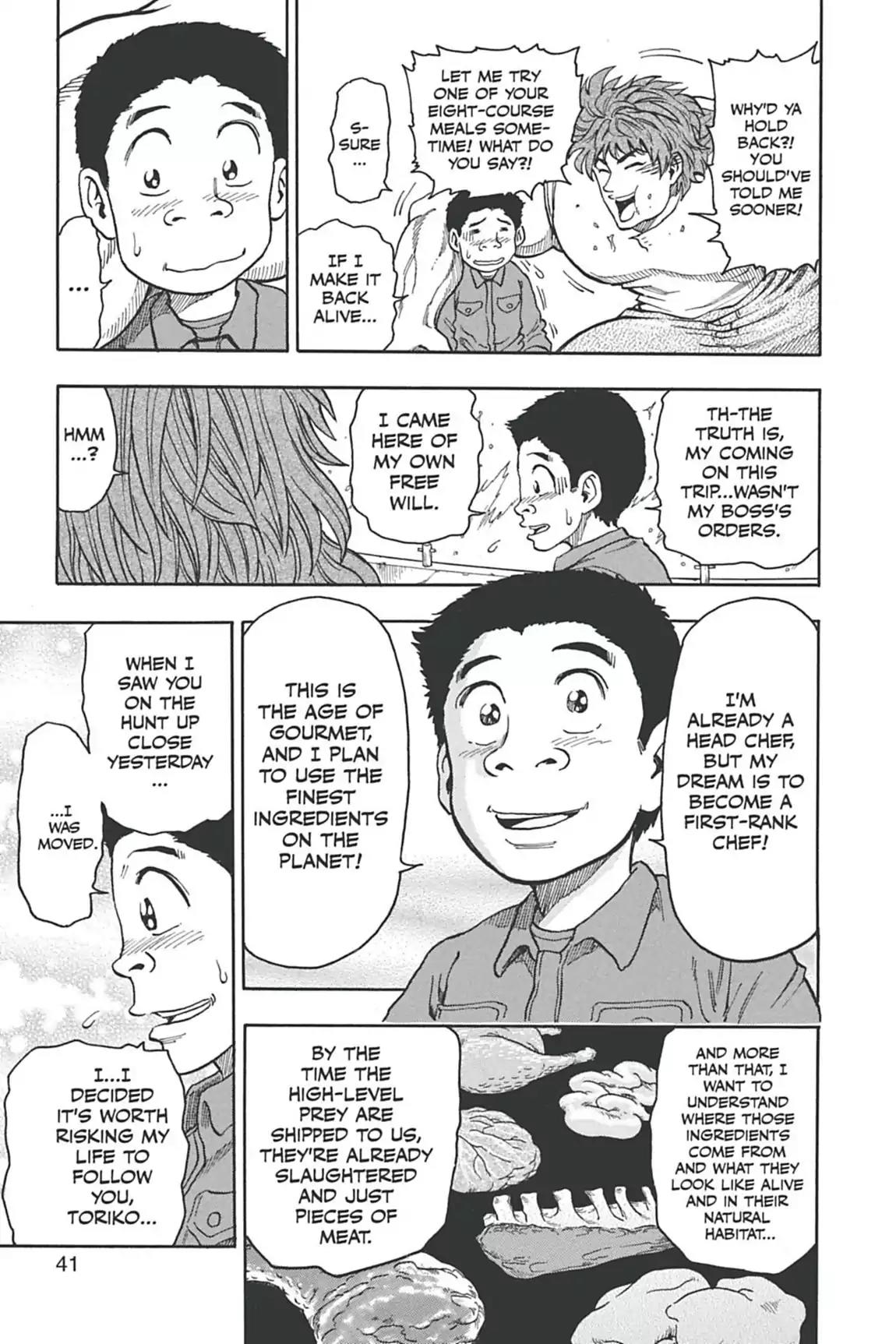 Toriko Chapter 1 page 39 - Chapter 1: Vol.1 Gourmet 1: Gourmet Hunter Toriko!!