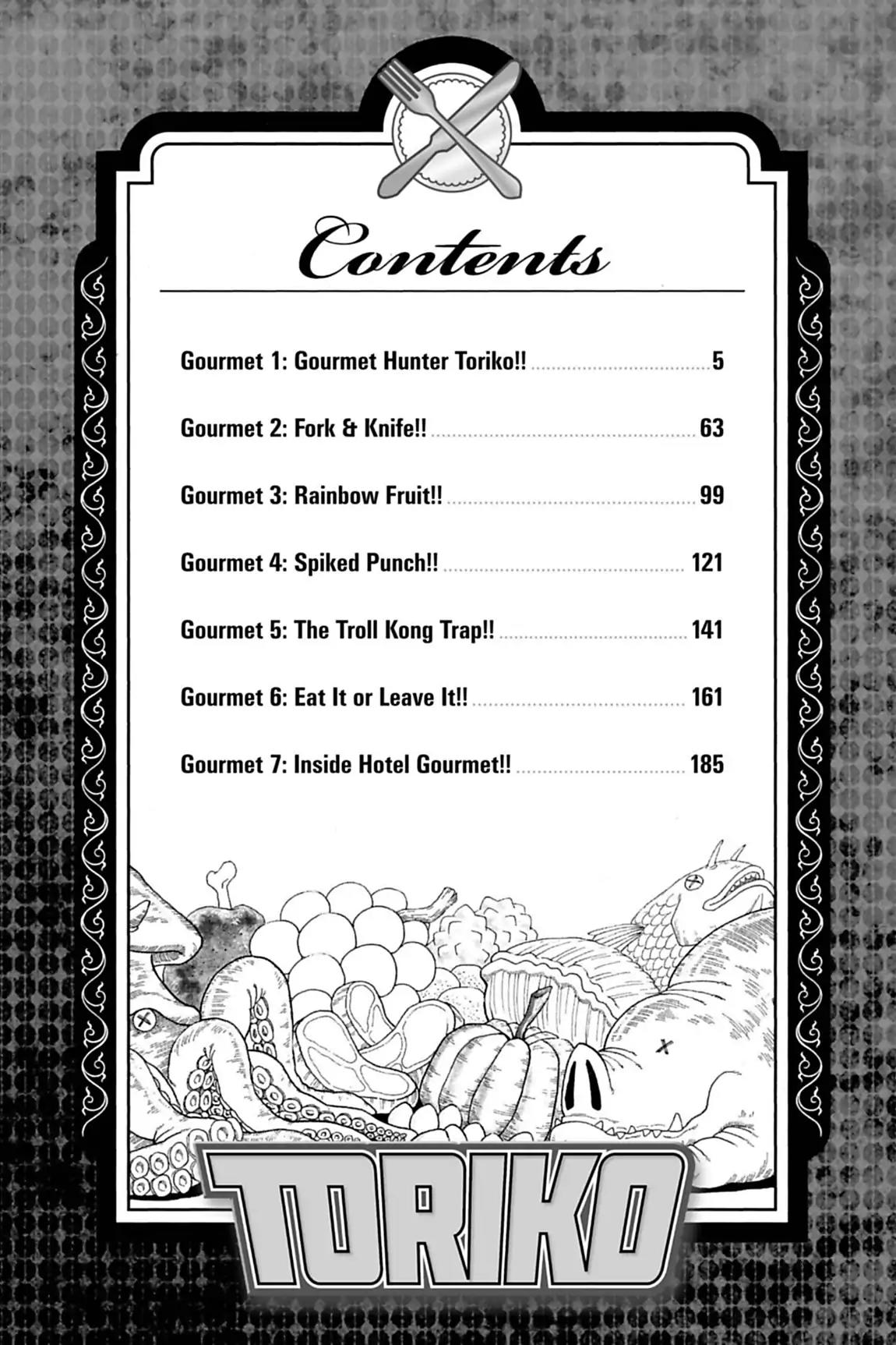 Toriko Chapter 1 page 5 - Chapter 1: Vol.1 Gourmet 1: Gourmet Hunter Toriko!!