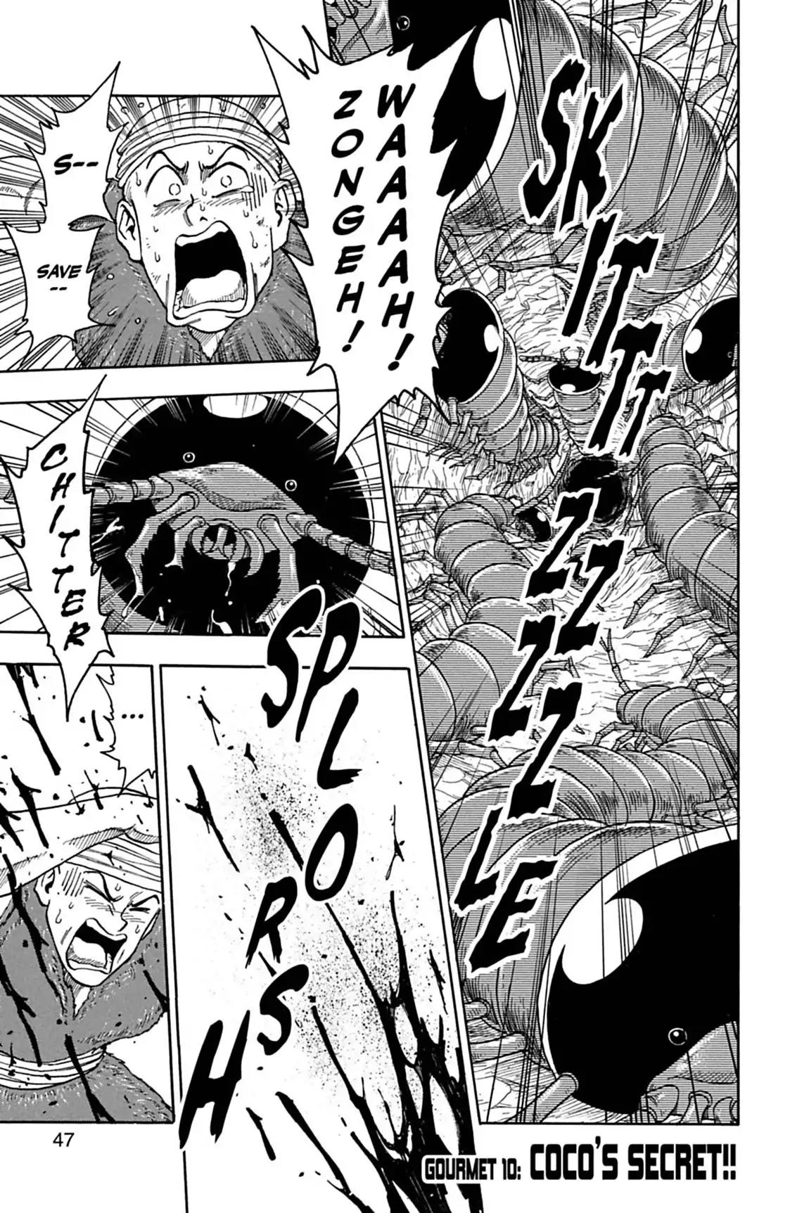 Toriko Chapter 10 page 1 - Chapter 10: Vol.2 Gourmet 10: Coco's Secret!!