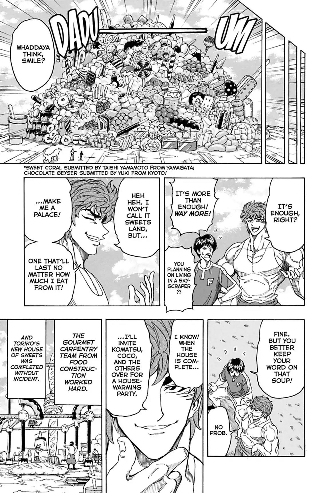 Toriko Chapter 100 page 12 - Chapter 100: Vol.12 Gourmet 100: New House of Sweets!!