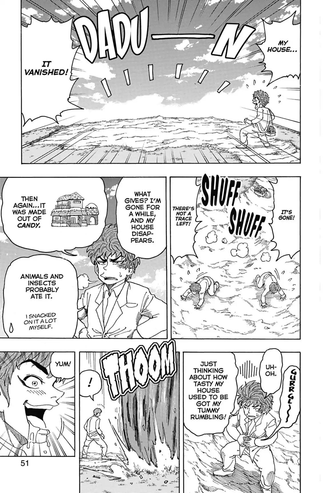 Toriko Chapter 100 page 4 - Chapter 100: Vol.12 Gourmet 100: New House of Sweets!!