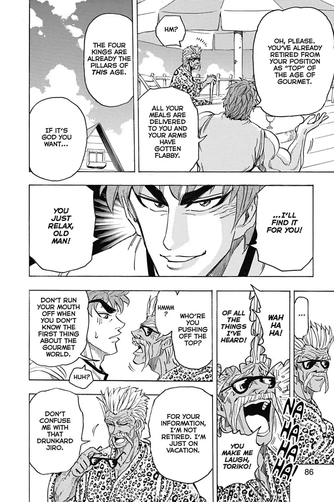 Toriko Chapter 101 page 17 - Chapter 101: Vol.12 Gourmet 101: Acacia's Disciples!!
