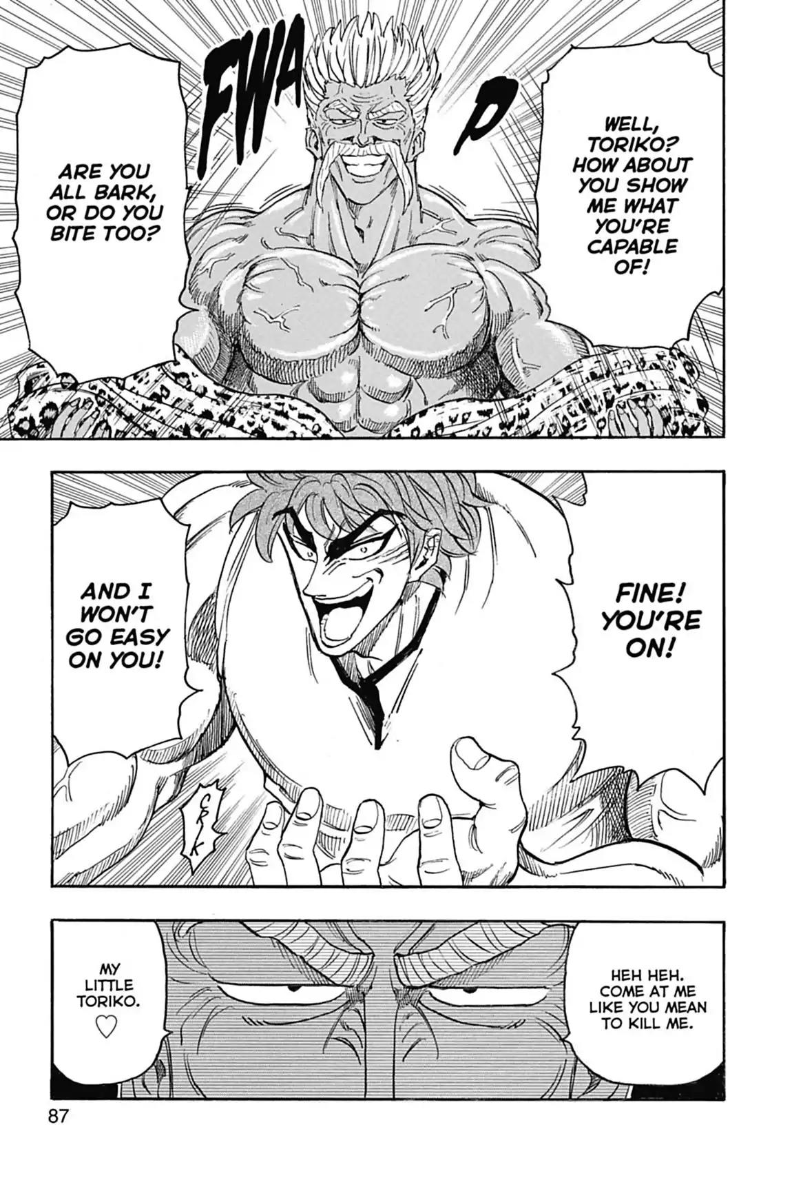 Toriko Chapter 101 page 18 - Chapter 101: Vol.12 Gourmet 101: Acacia's Disciples!!