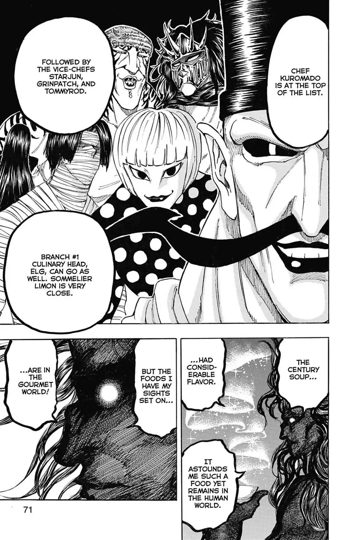 Toriko Chapter 101 page 3 - Chapter 101: Vol.12 Gourmet 101: Acacia's Disciples!!