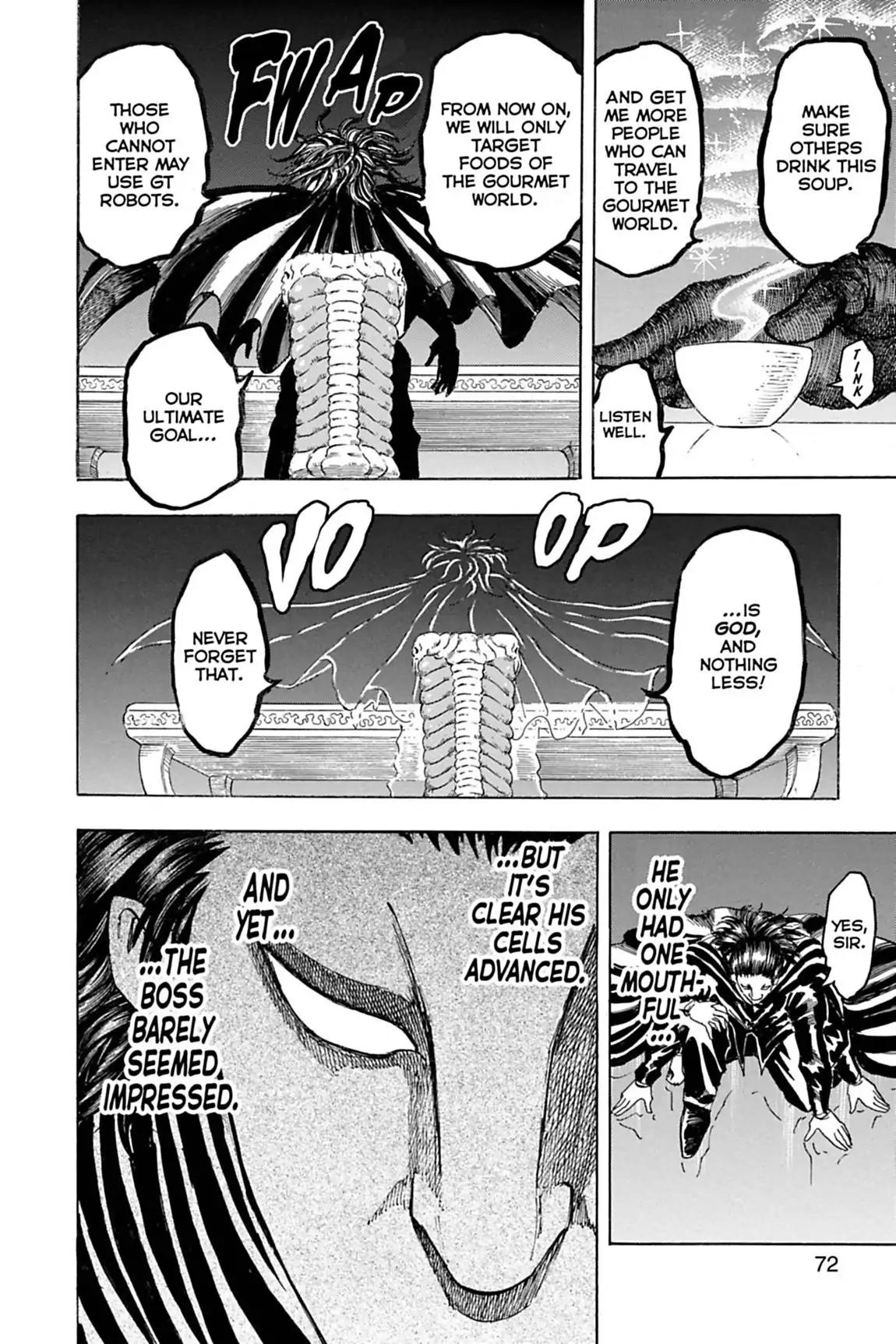 Toriko Chapter 101 page 4 - Chapter 101: Vol.12 Gourmet 101: Acacia's Disciples!!