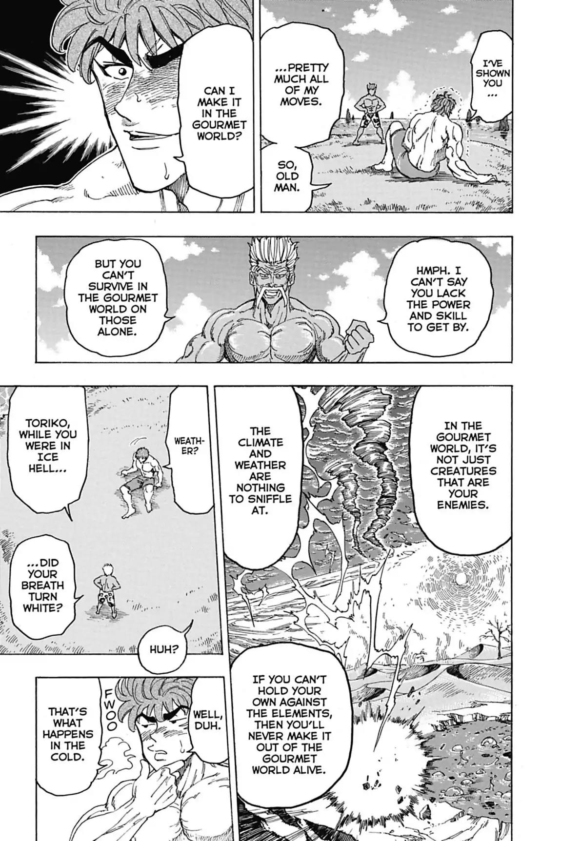 Toriko Chapter 102 page 17 - Chapter 102: Vol.12 Gourmet 102: Fighting Time!!