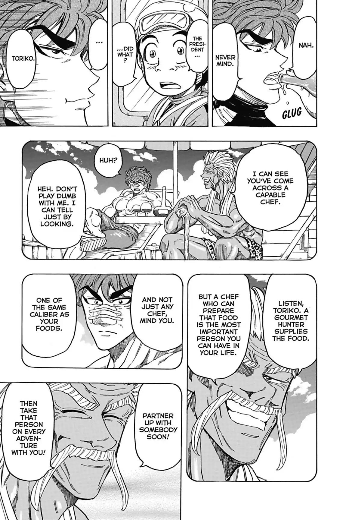 Toriko Chapter 103 page 11 - Chapter 103: Vol.12 Gourmet 103: Partners!!