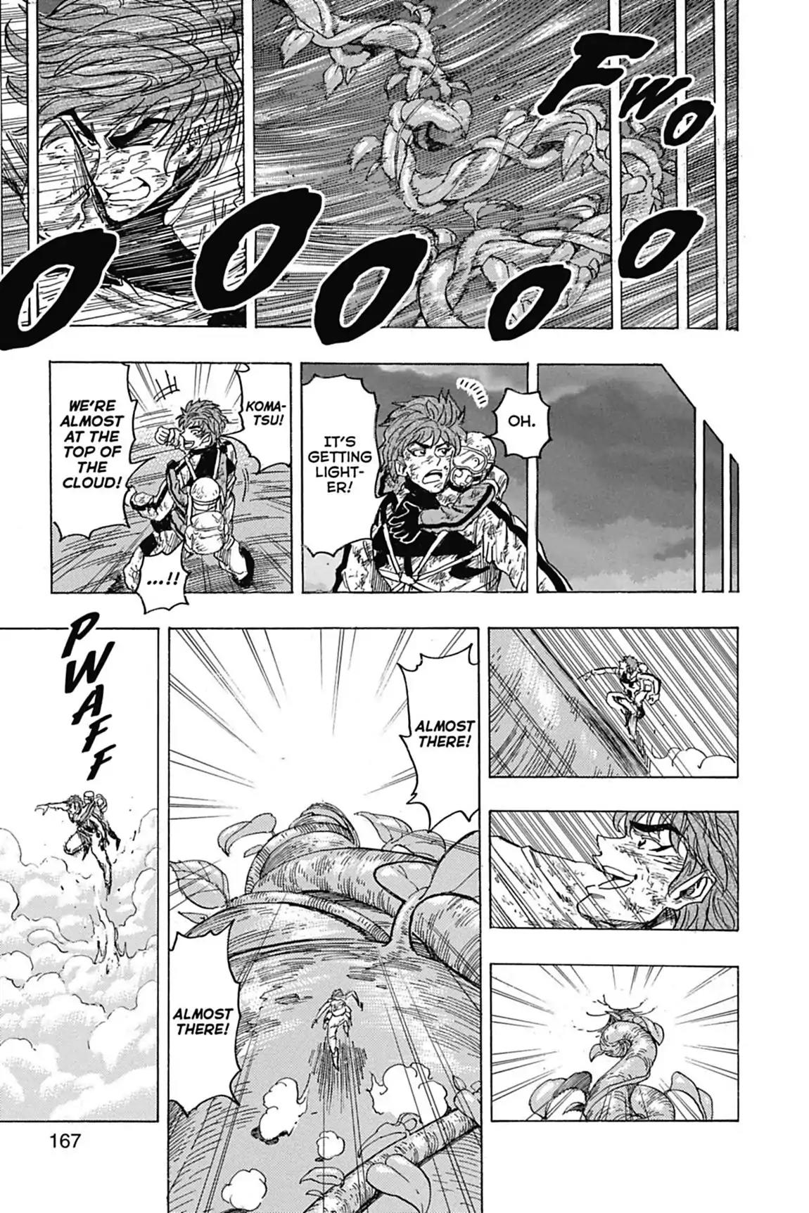 Toriko Chapter 105 page 16 - Chapter 105: Vol.12 Gourmet 105: Into the Clouds!!