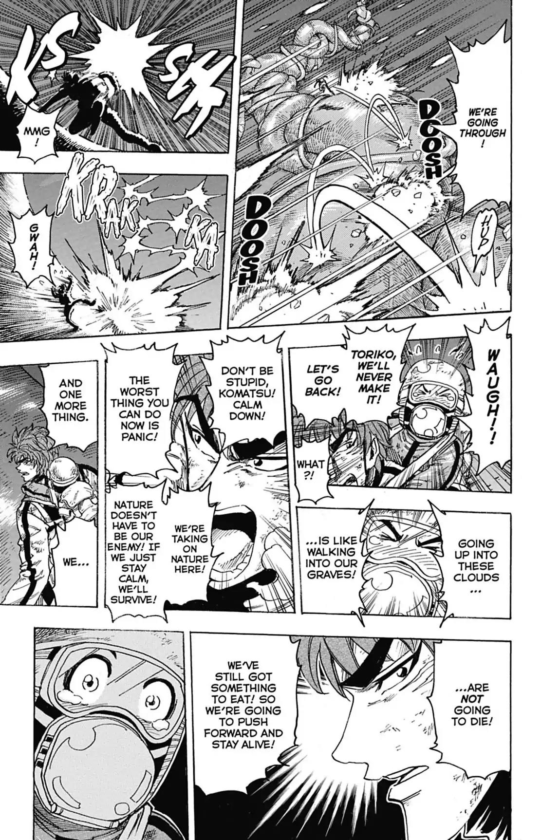 Toriko Chapter 105 page 8 - Chapter 105: Vol.12 Gourmet 105: Into the Clouds!!
