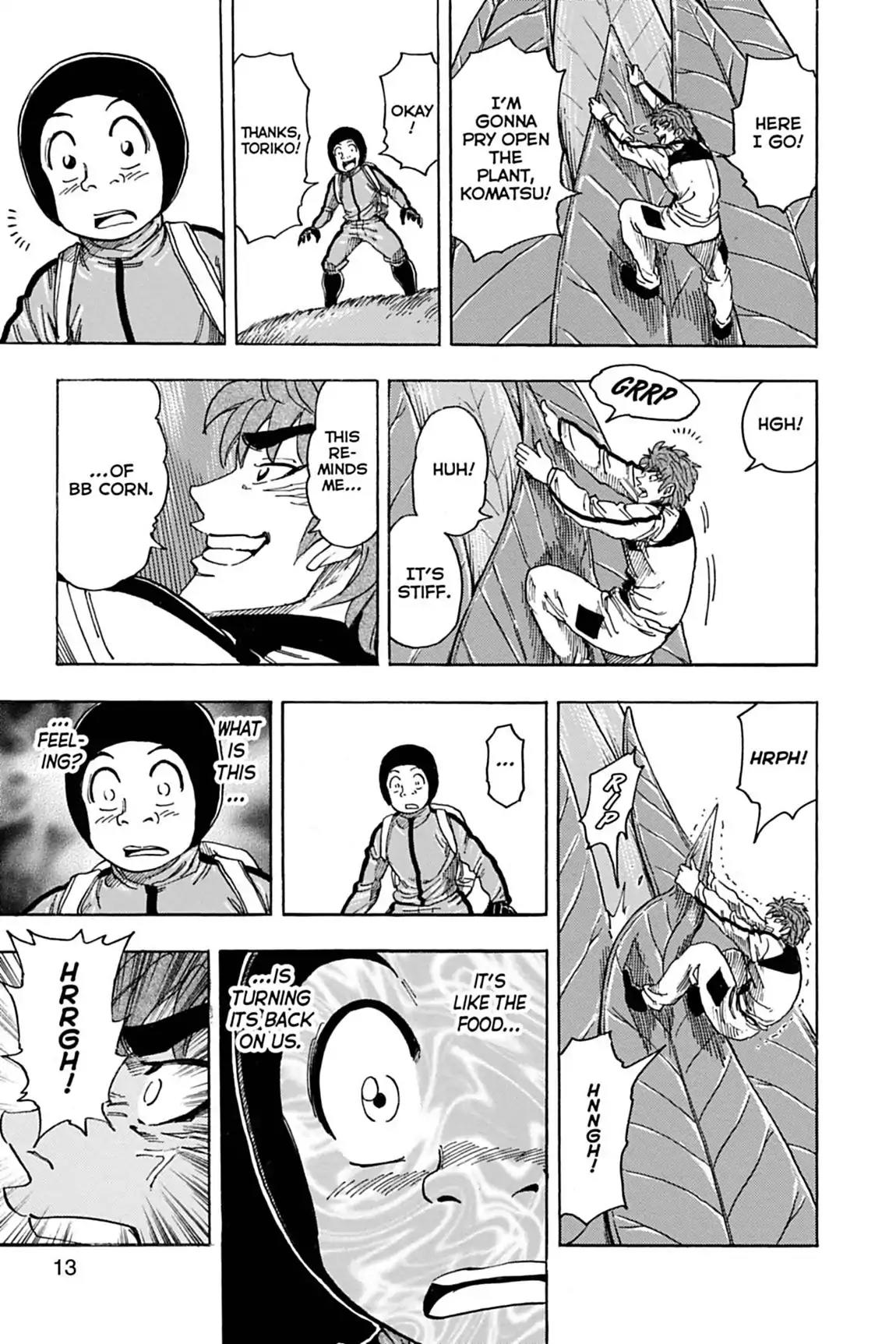 Toriko Chapter 107 page 13 - Chapter 107: Vol.13 Gourmet 107: Ozone Grass!!