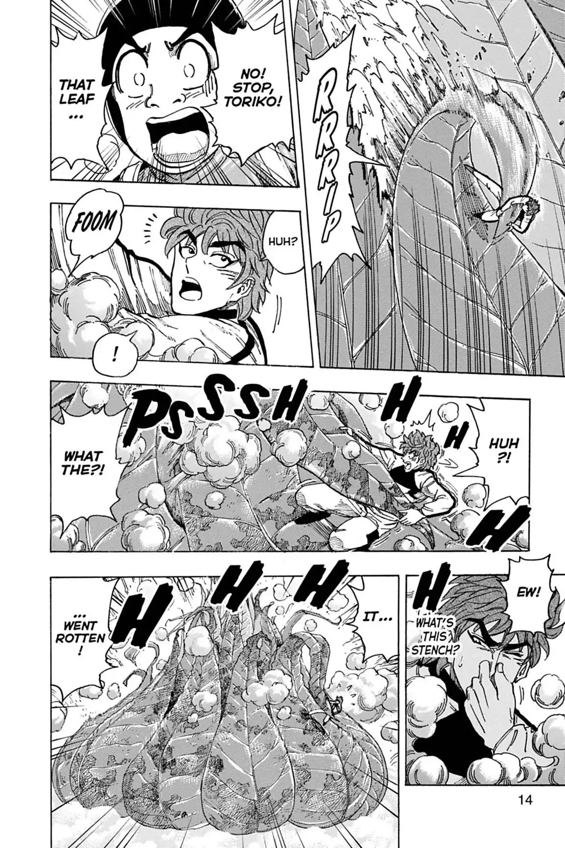 Toriko Chapter 107 page 14 - Chapter 107: Vol.13 Gourmet 107: Ozone Grass!!