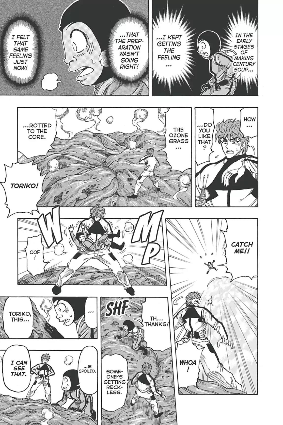 Toriko Chapter 107 page 15 - Chapter 107: Vol.13 Gourmet 107: Ozone Grass!!