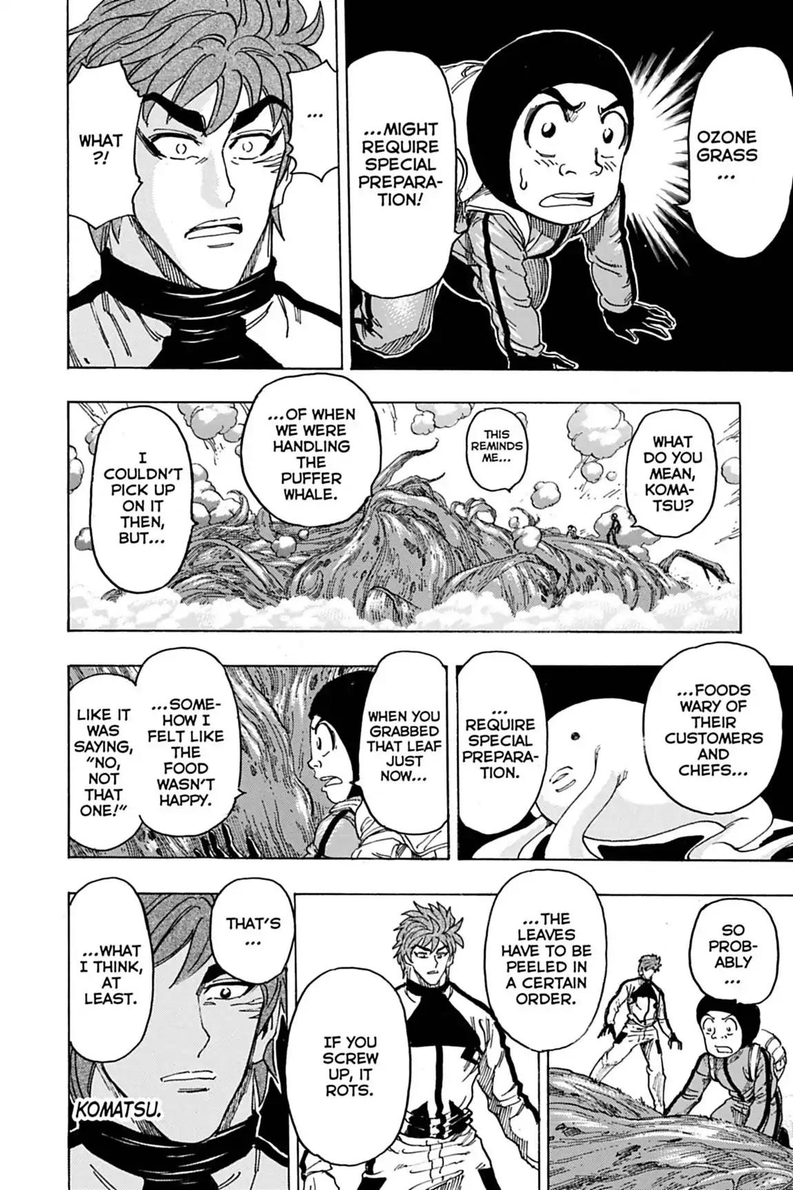 Toriko Chapter 107 page 16 - Chapter 107: Vol.13 Gourmet 107: Ozone Grass!!