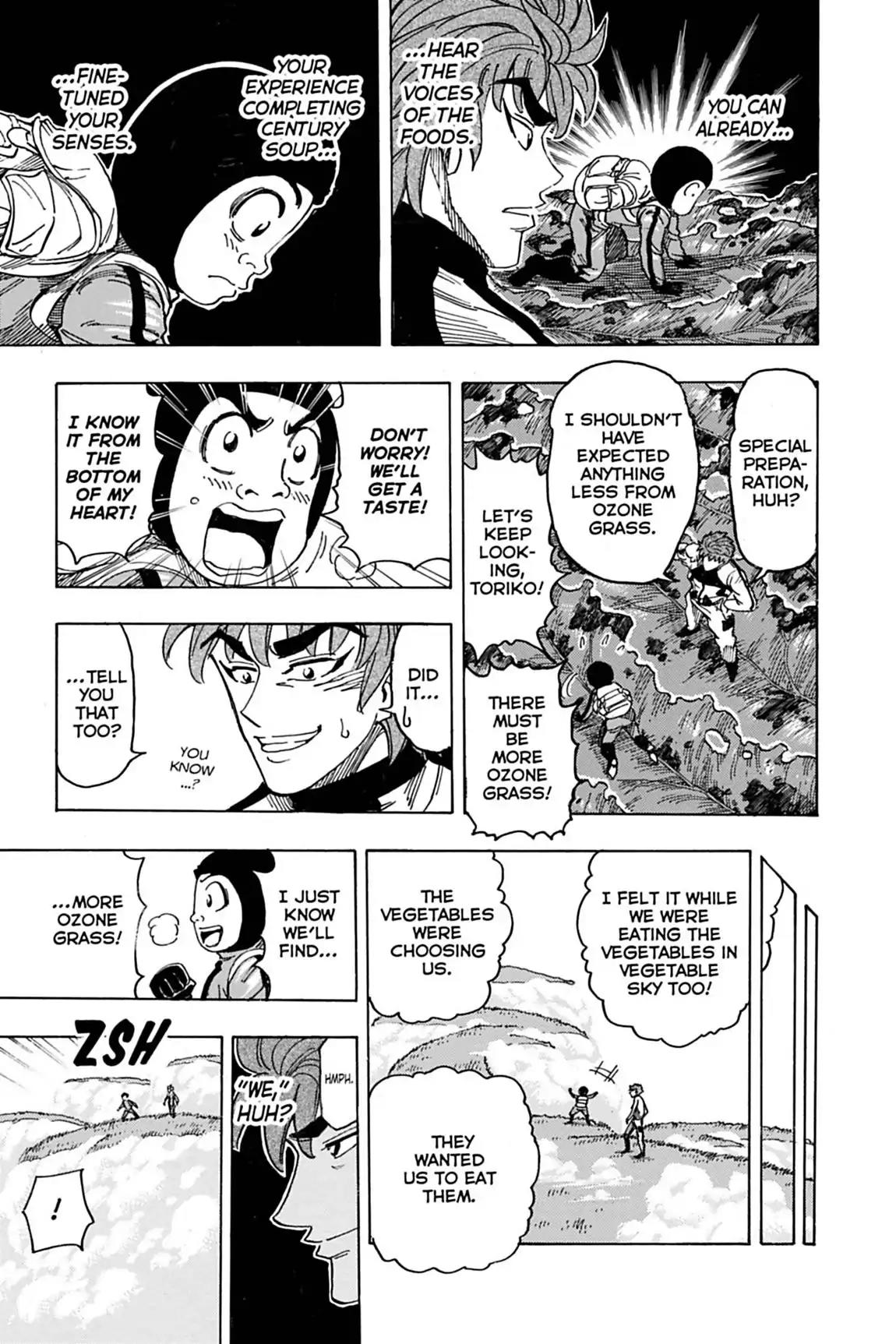 Toriko Chapter 107 page 17 - Chapter 107: Vol.13 Gourmet 107: Ozone Grass!!
