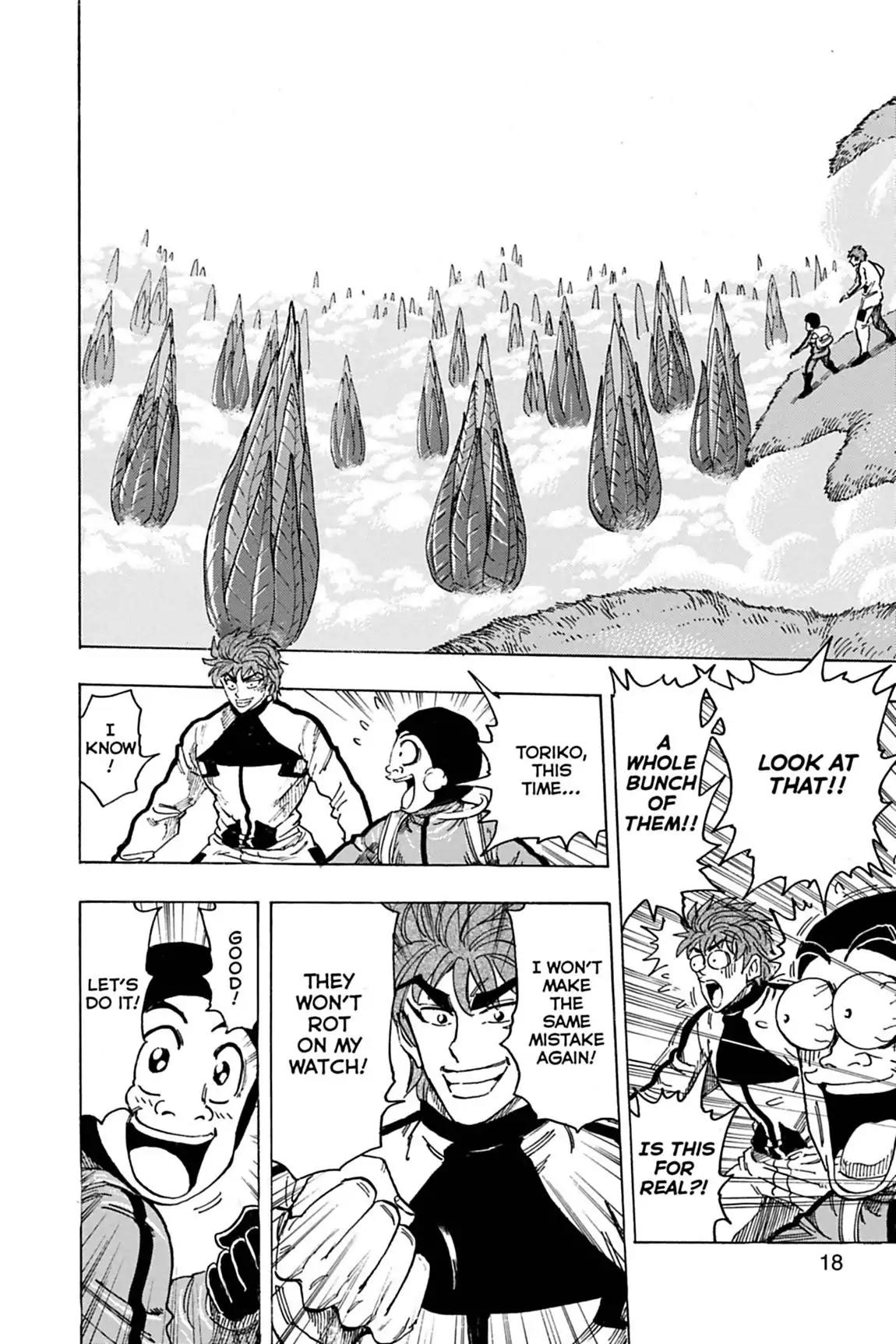 Toriko Chapter 107 page 18 - Chapter 107: Vol.13 Gourmet 107: Ozone Grass!!