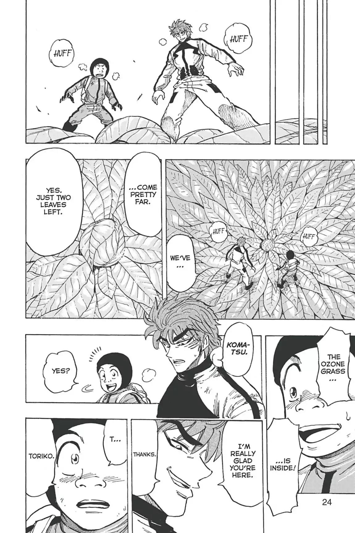 Toriko Chapter 107 page 24 - Chapter 107: Vol.13 Gourmet 107: Ozone Grass!!