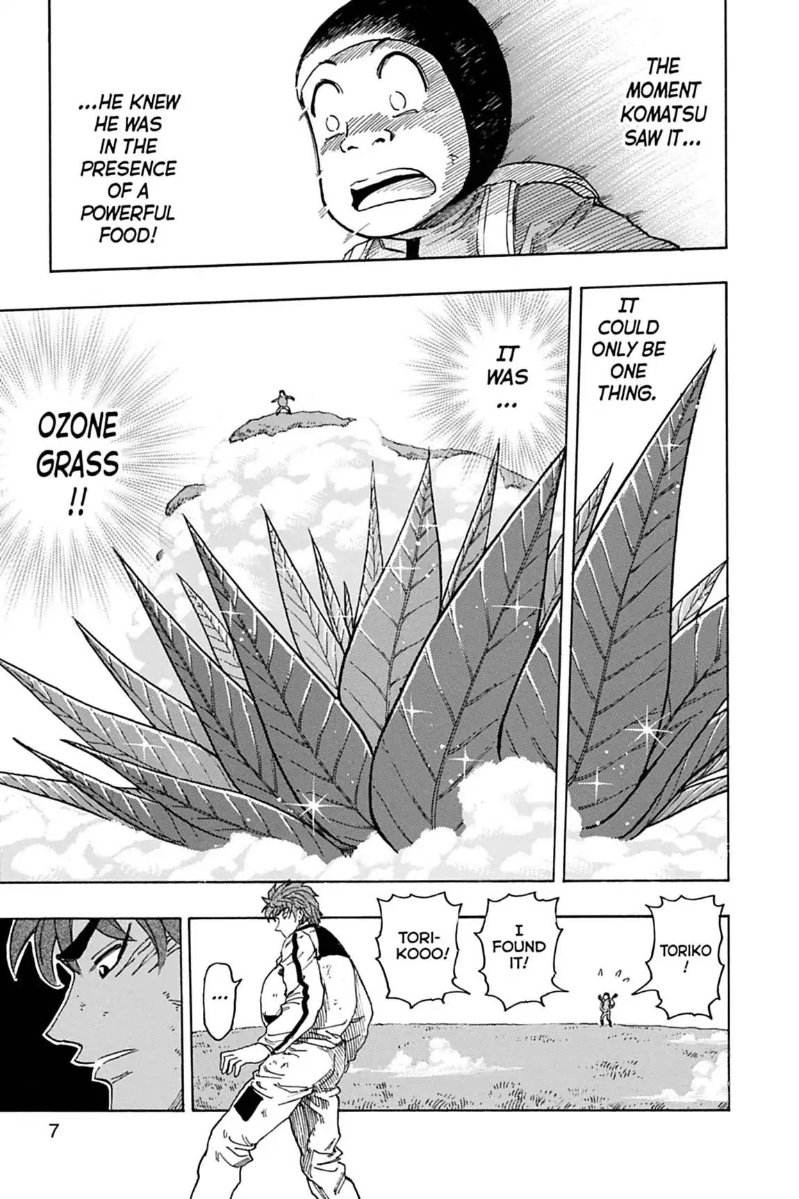 Toriko Chapter 107 page 7 - Chapter 107: Vol.13 Gourmet 107: Ozone Grass!!