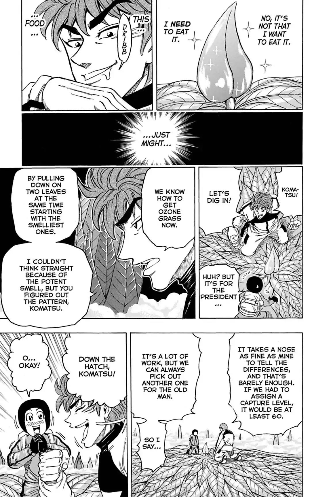 Toriko Chapter 108 page 5 - Chapter 108: Vol.13 Gourmet 108: A Taste of Ozone Grass!!