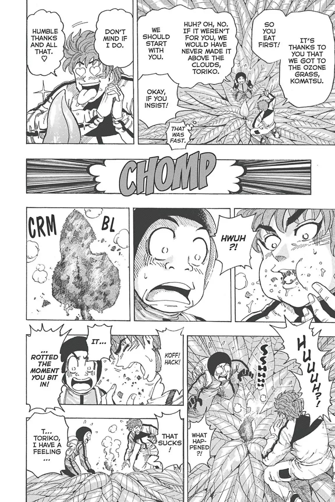 Toriko Chapter 108 page 6 - Chapter 108: Vol.13 Gourmet 108: A Taste of Ozone Grass!!