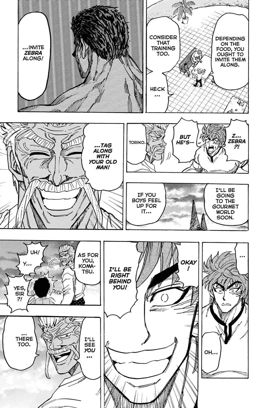 Toriko Chapter 109 page 17 - Chapter 109: Vol.13 Gourmet 109: Alien Creature!!
