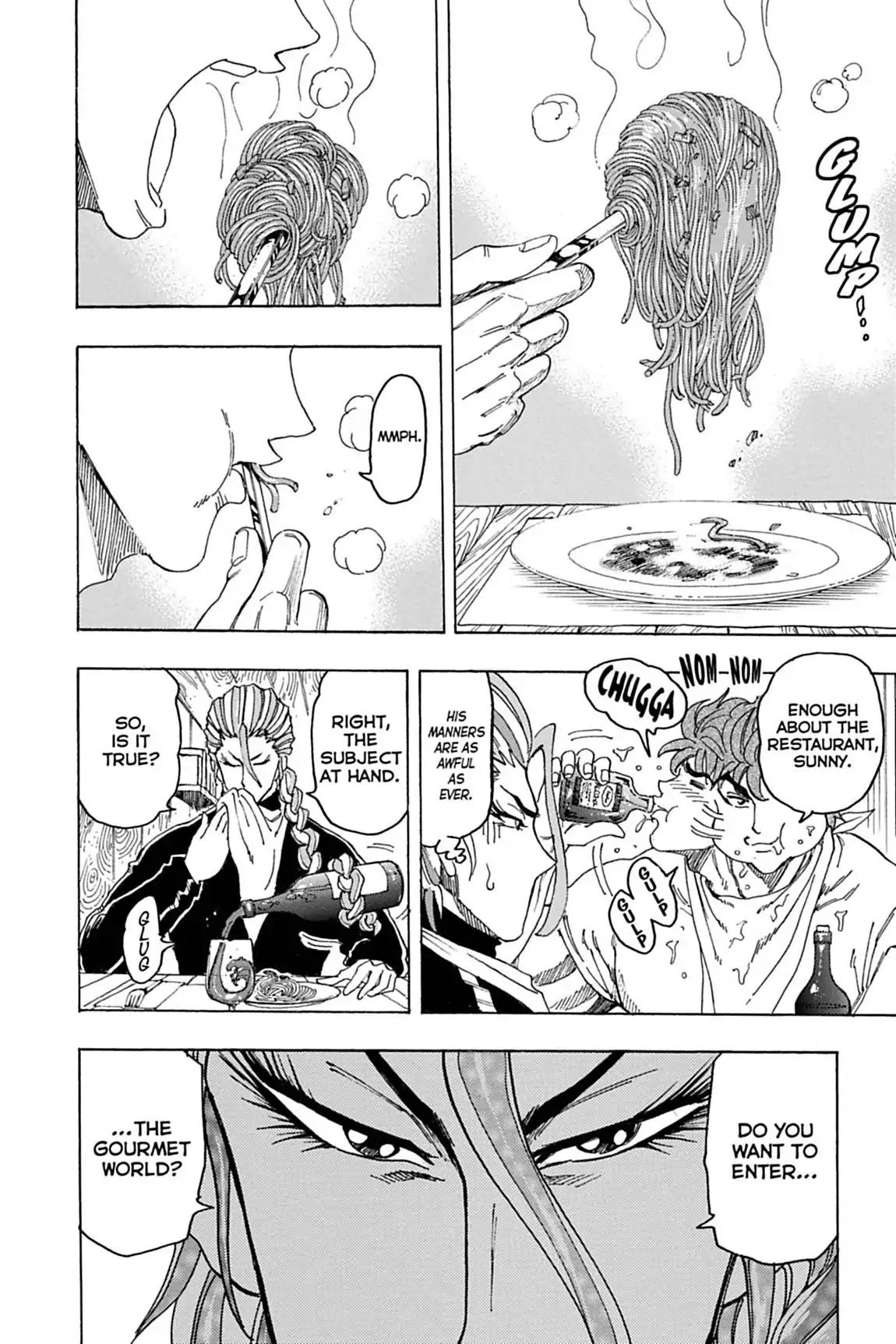Toriko Chapter 110 page 11 - Chapter 110: Vol.13 Gourmet 110: To the Gourmet World!!
