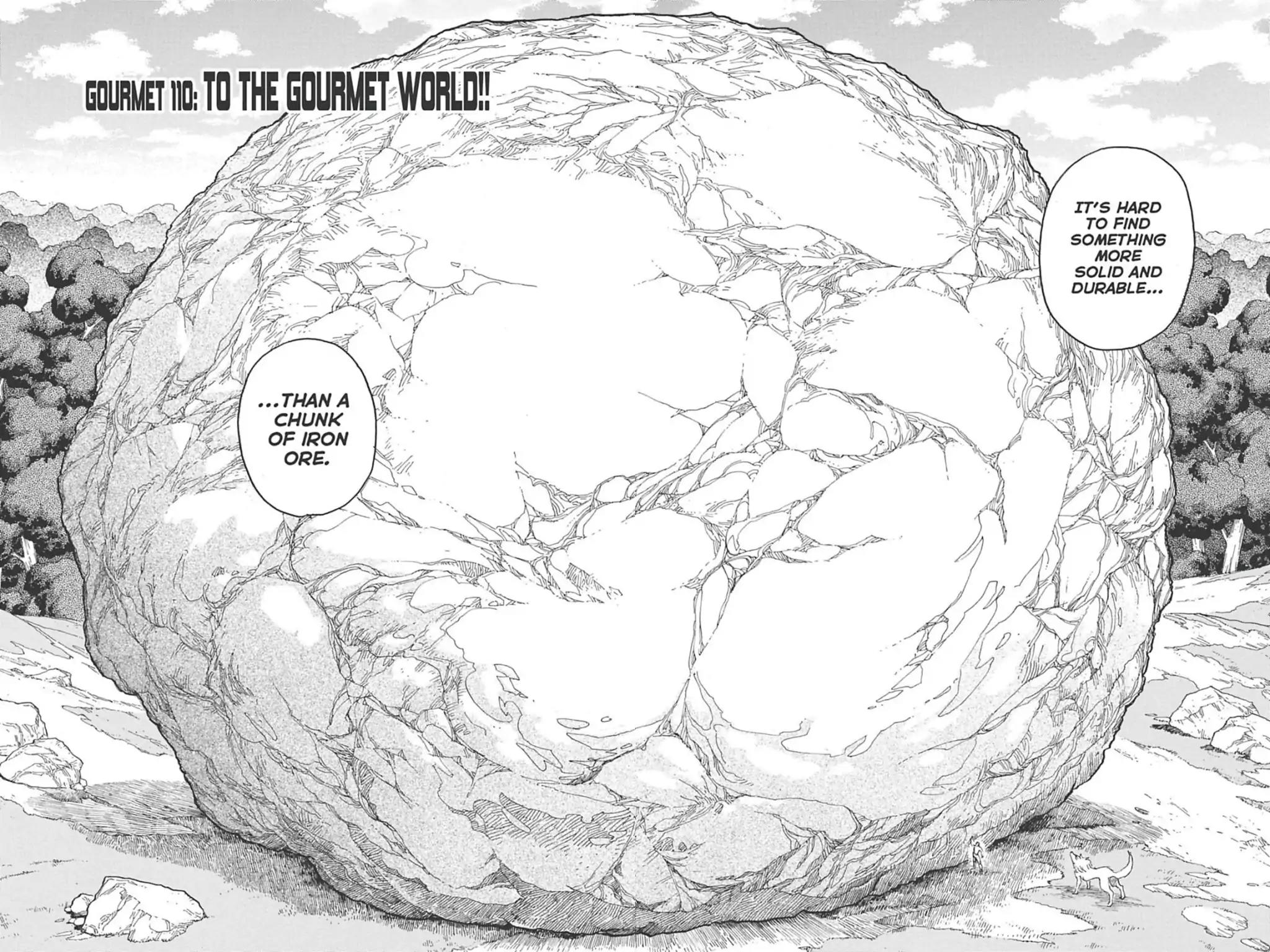 Toriko Chapter 110 page 2 - Chapter 110: Vol.13 Gourmet 110: To the Gourmet World!!
